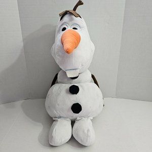 OLAF Disney Frozen Plush 27" in Stuffed Doll Pixar Blue Snowflakes.